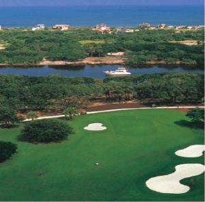 GoToby.com: 18th Green overlooking the Intracoastal Waterway and Atlantic Ocean