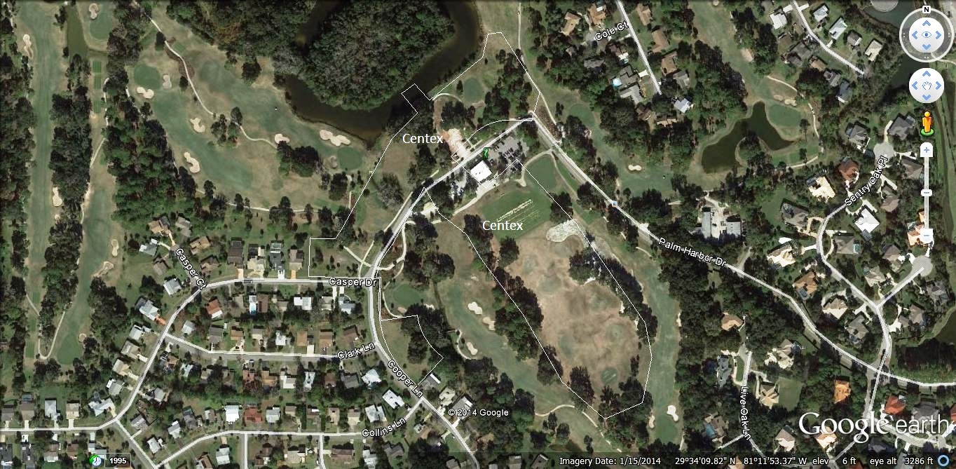 Palm Harbor Golf Course: Google Earth