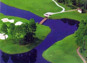Matanzas Woods  Golf Course 18th hole